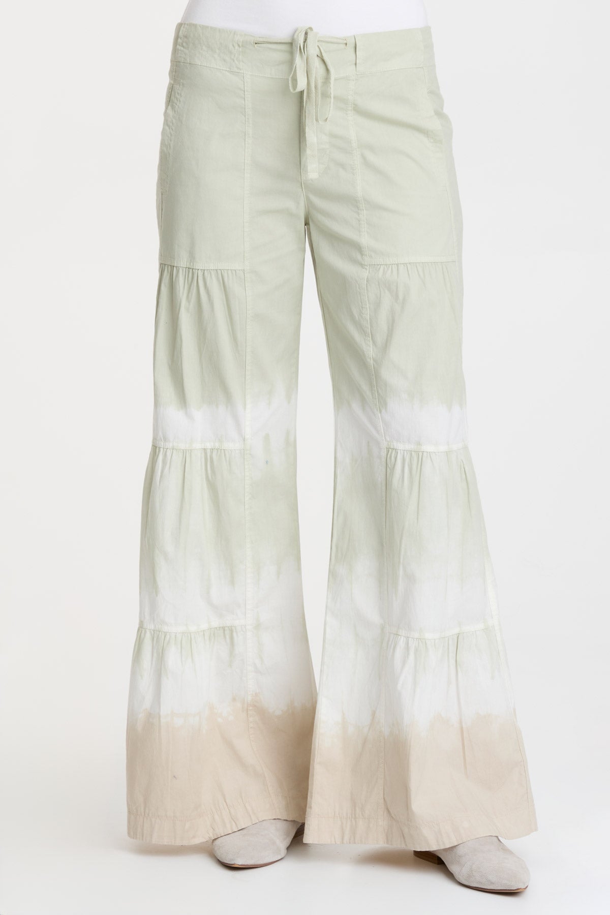 Terraced Wide Leg Pant