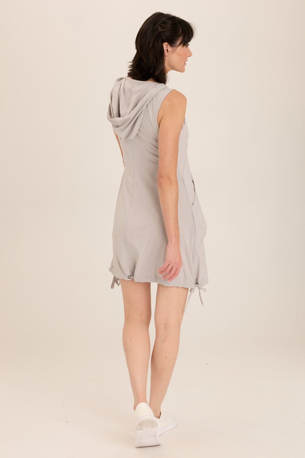 Sumi Active Whisper Stretch Hooded Cargo Mini Dress