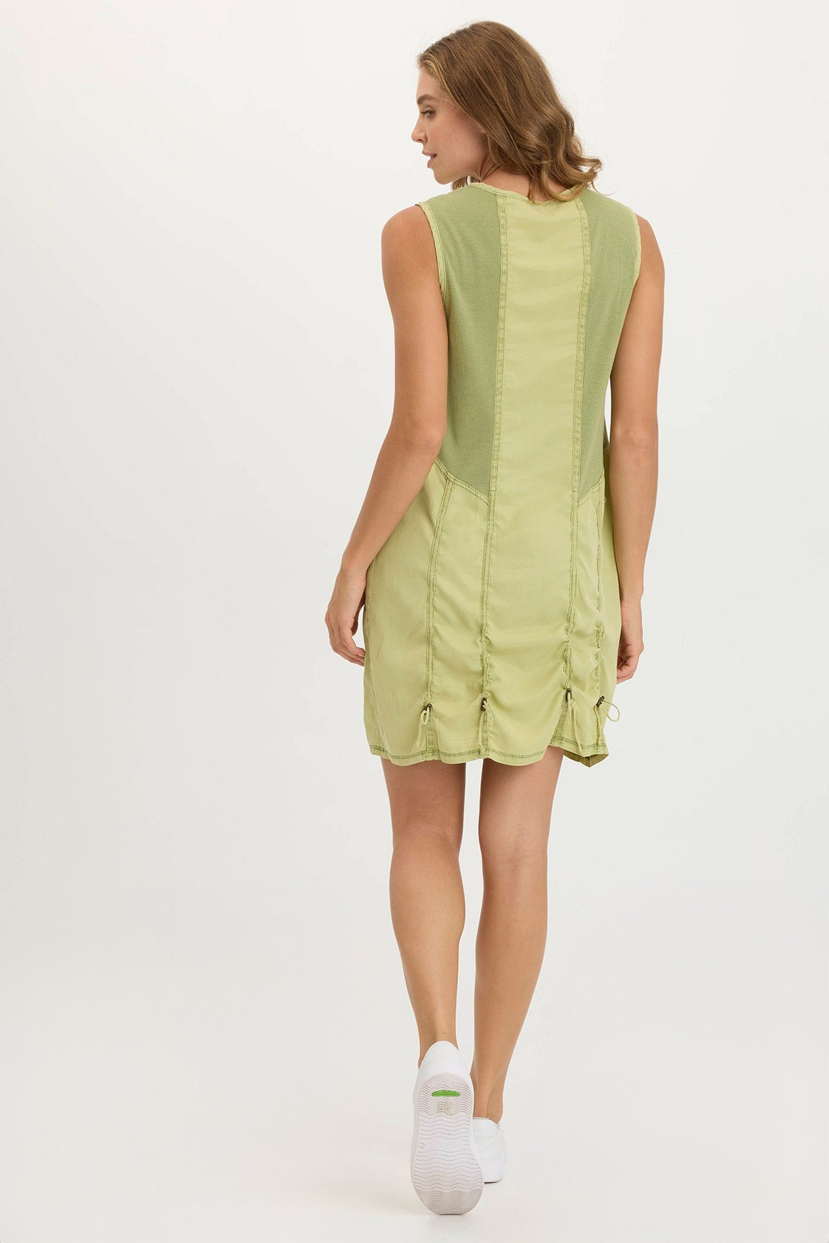 Karima Twill Corded Cinch Tank Dress